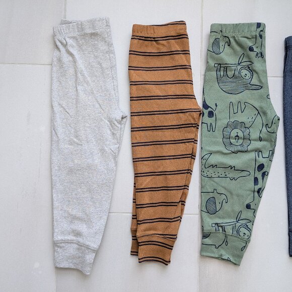 (2/$20) Simple Joys by Carter's baby-boys 4-Pack Pant Pants - Picture 2 of 9